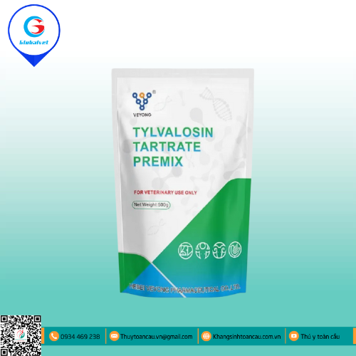 TYLVALOSIN TARTRATE PREMIX ĐẶC TRỊ BỆNH ĐƯỜNG HÔ HẤP