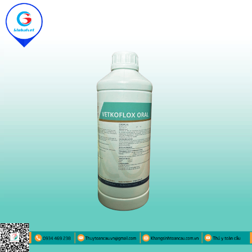 VETKOFLOX ORAL ĐẶC TRỊ BỆNH ĐƯỜNG HÔ HẤP, TIÊU HÓA TRÊN GIA CẦM